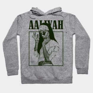 Aaliyah Album Vintage Hoodie